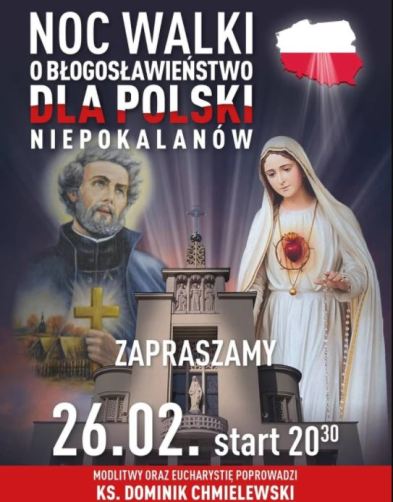 Noc walki o błogosławieństwo dla Polski